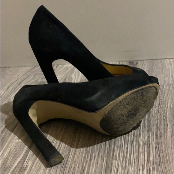 Aldo suede peep toe heels size 7 - Picture 4 of 5